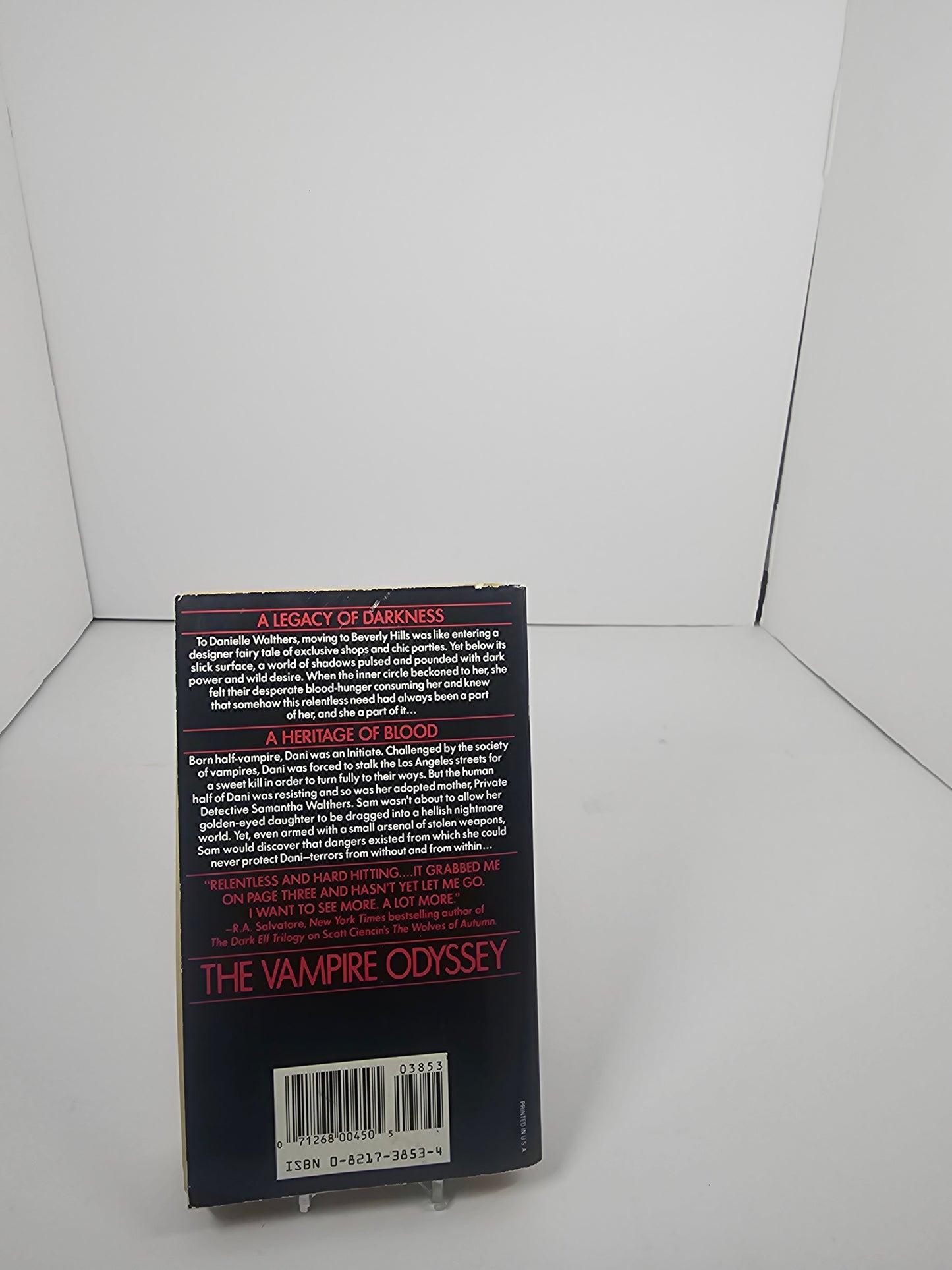 The Vampire Trilogy Book #1 The Vampire Odyssey Scott Ciencin