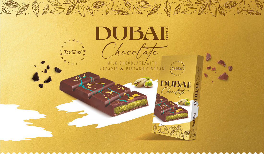 Beemax Dubai chocolate bar