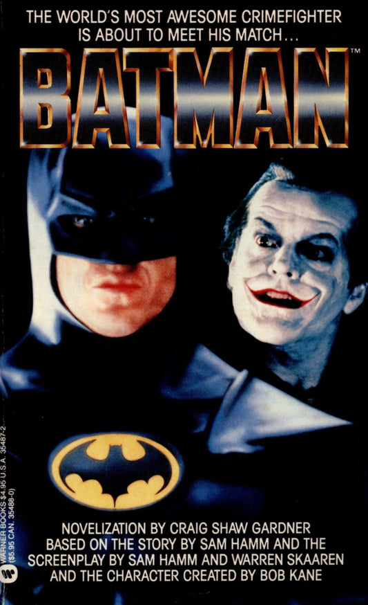 Batman 1989 Novelization Craig Shaw Gardner (Good)