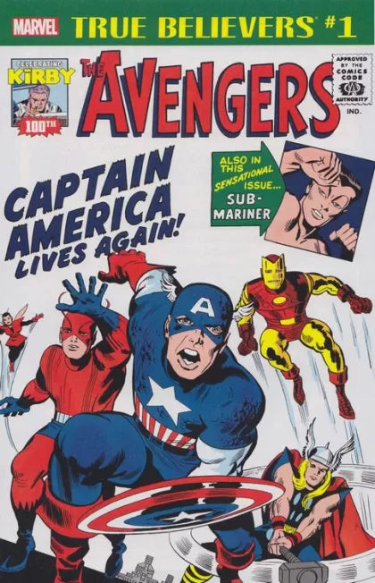 True Believers: Kirby 100th: Captain America Lives Again #1