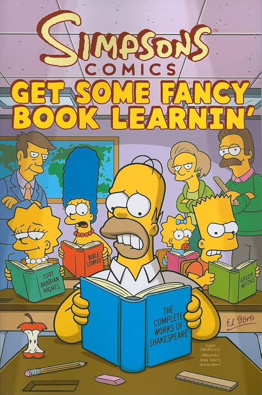 Simpsons Comics Get Some Fancy Book Learnin' Trade